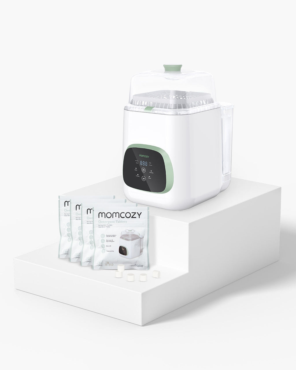 Time-Saving Cleaning Bundle: KleanPal Pro Bottle Washer + 120 Cleaning Tablets